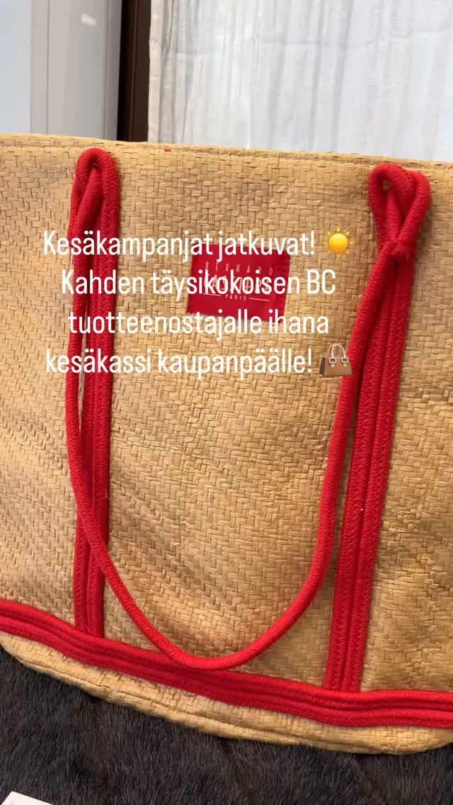 Bernard Cassieren kesä! ☀️😎
Ostaessasi kaksi täysikokoista BC tuotetta saat upean kesäkassin veloituksetta 👜
#kesäkampanja #tkbodybalance #ihonhoito
